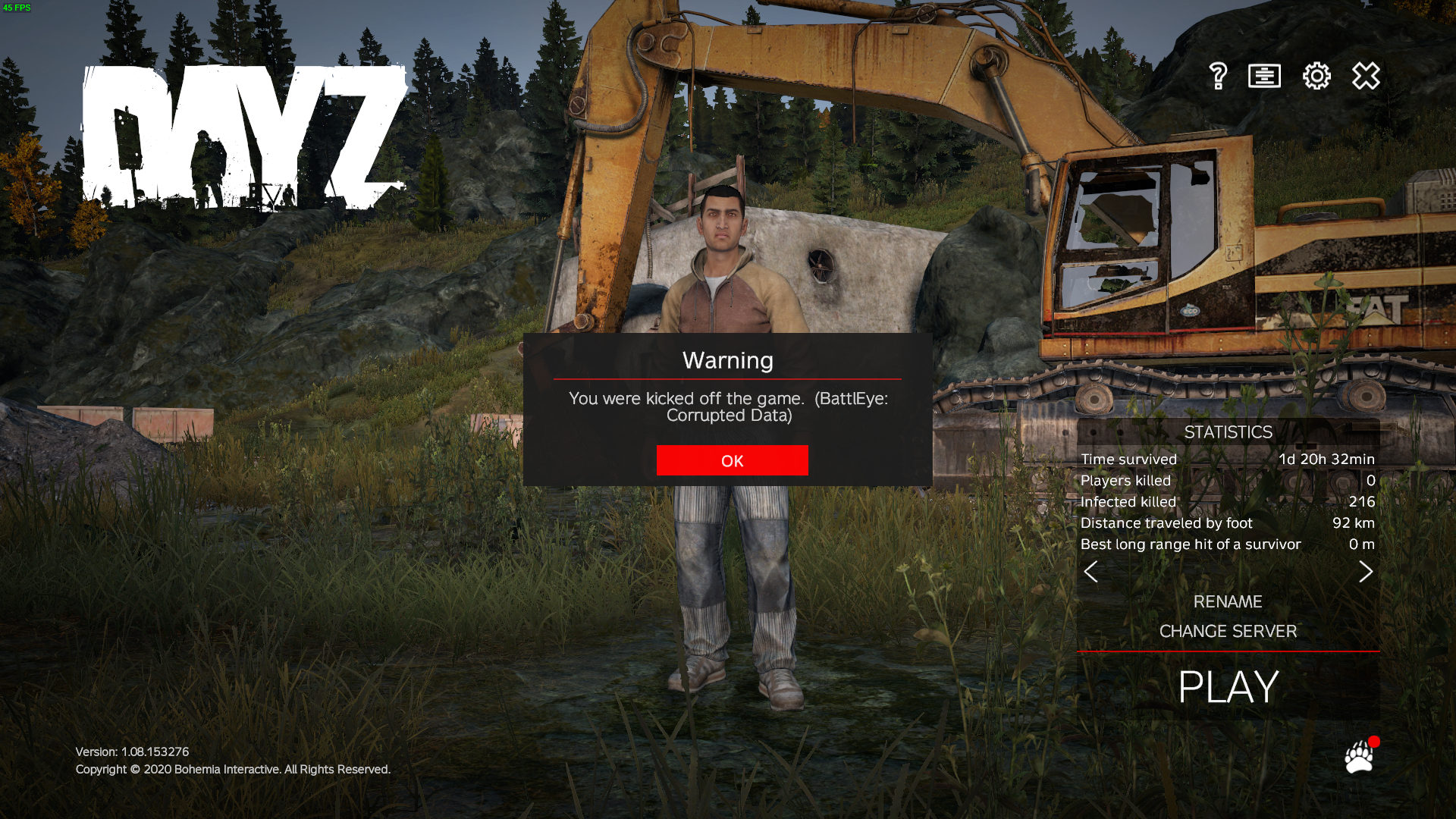 0xc0000374 status heap corruption dayz. Клиент DAYZ. Вас выгнали из игры DAYZ BATTLEYE. Ошибки DAYZ. BATTLEYE DAYZ бан.